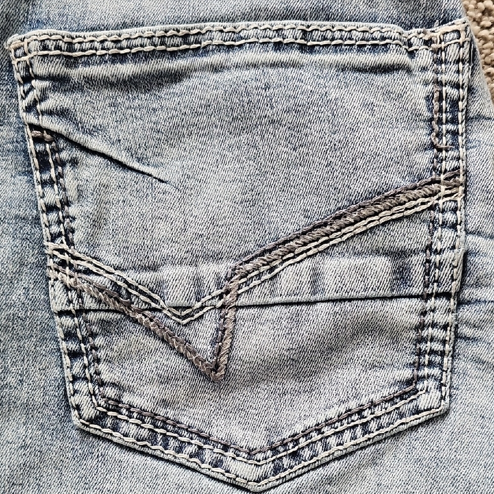 BKE Men's Bootcut Jeans in Light Blue - Picture 5 of 8
